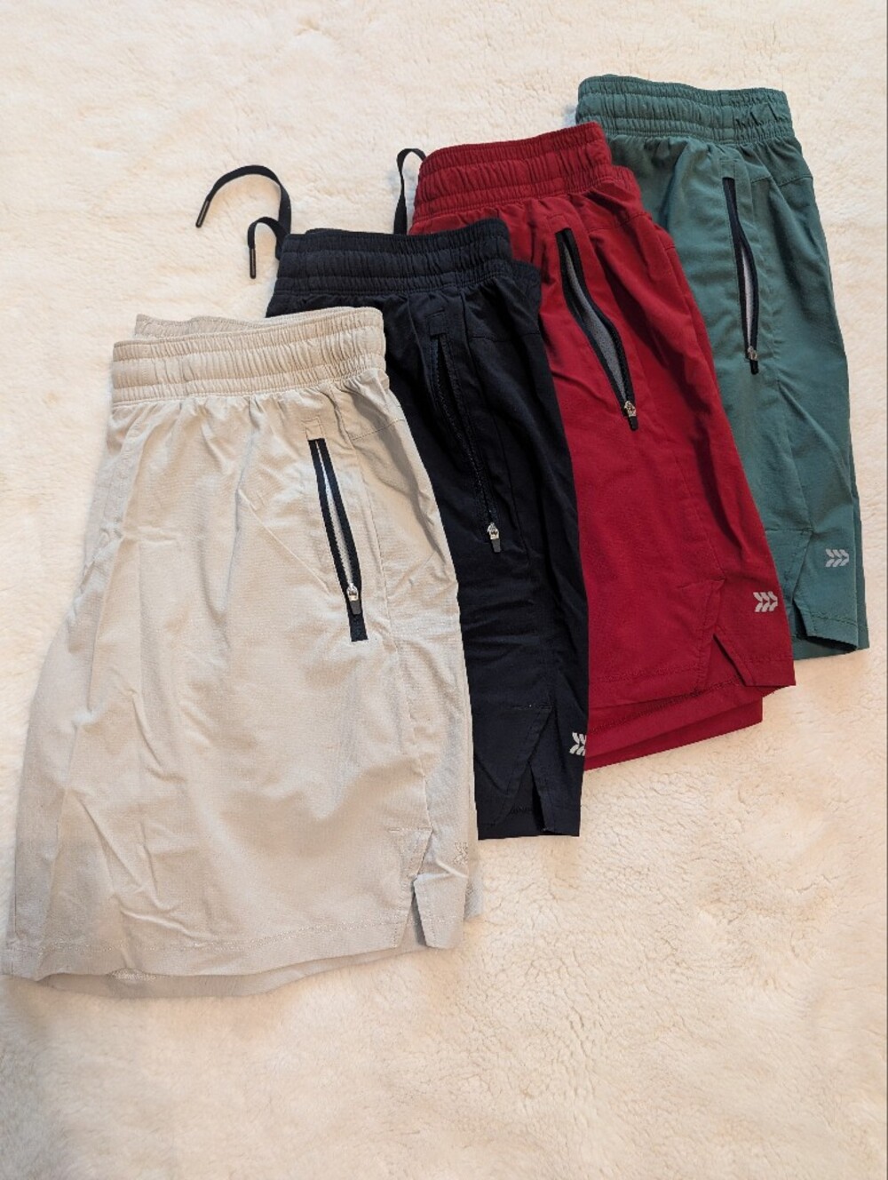 Target All In Motion Shorts Bundle - Beige, Black, Red, Green